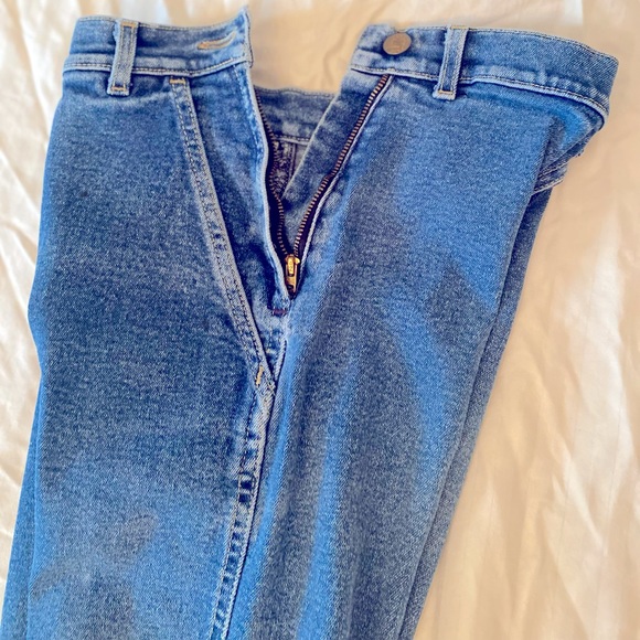 Vintage 1986 high waist, peg leg Lee jeans. Size 3, but fit like a 00 - Picture 7 of 8